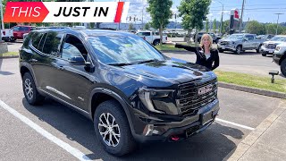 Just in 2024 GMC Acadia AT4 AWD at Valley GMC in Auburn walkaround with Hilary Wood [upl. by Kazim]