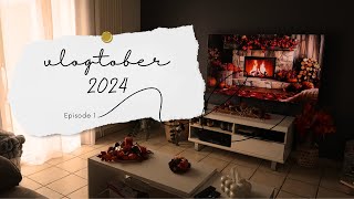 🍁🍂🍃VLOGTOBER 24 EP1 Ma déco dautomne et retour de courses [upl. by Carmelia166]