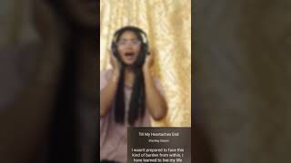 Till My Heartaches End Cover by Melany Tano vlog reels trending song shorts [upl. by Eniledgam754]