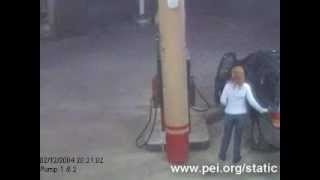 Stop Static refueling fire at gas pump [upl. by Enamrahs464]