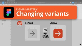 Figma Tips ⚡  Change variants in prototypes with variables [upl. by Heman]