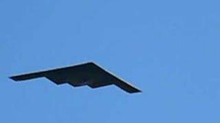 B2 stealth bomber flyover [upl. by Adanama]