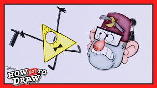 Gravity Falls Grunkle Stan Cartoon Comes to Life 🖊️  How NOT to Draw  disneychannel [upl. by Yvad]