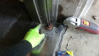 Cutting stainless steel w Bosch Carbide multitool blade [upl. by Felske526]