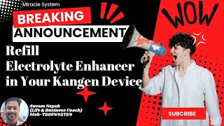 Refill Electrolyte Enhancer in Kangen Device health wealth kangenwaterusers ionizedwater life [upl. by Jonathon]