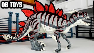 CUSTOM MATTEL STEGO SCORPIUS REX  GLOW IN THE DARK REPAINT HYBRID E750 JURASSIC WORLD DINOSAUR TOYS [upl. by Manara]