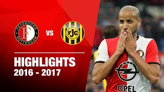 Highlights  Feyenoord  Roda JC Kerkrade  Eredivisie 20162017 [upl. by Madda824]