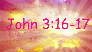 John 316  Bible Memory Verse Song For Children [upl. by Minnaminnie]