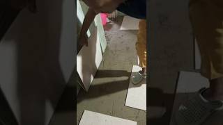 Room floor tiles fittingYouTubeshorttrendingviral video tiles [upl. by Spears]