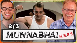 MUNNA BHAI Movie Reaction Part 23  Sanjay Dutt  Arshad Warsi  Boman Irani  Sunil Dutt [upl. by Alusru270]