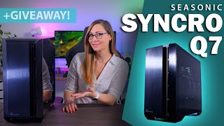 Seasonics First Case  Syncro Q7 review  Awesome Giveaway RTX 3080 inside [upl. by Naugal911]