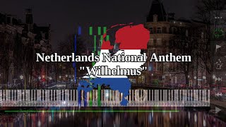 Netherlands National Anthem  Wilhelmus  Piano [upl. by Racklin]