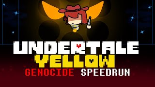 Undertale Yellow  Genocide Former WR 12706 [upl. by Riocard]