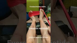 Fxluxaxion Lisfranc fisioterapia tras cirugía y ejercicios carga cuando esté autorizada [upl. by Smoht]