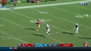 CJ Beathard hits George Kittle for a 82yard TD [upl. by Netnerb182]