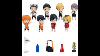 Haikyu Nationals Arc Nendoroid Surprise MiniFigure Set of 8 [upl. by Bella]