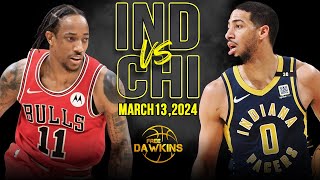 Chicago Bulls vs Indiana Pacers Full Game Highlights  March 13 2024  FreeDawkins [upl. by Licec940]