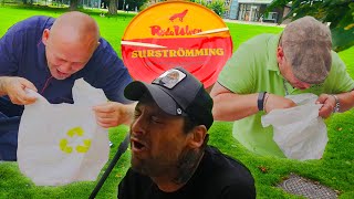 Surströmming Challenge  René Ritter amp Stefan Häder [upl. by Weiman]