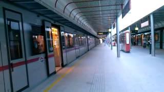 U1 Aderklaaer Straße ✈ UBahn Wien [upl. by Bihas]