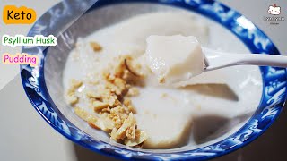 Psyllium Husks and Almond Milk Easy to Make Keto Desserts  Keto Psyllium Husk Pudding [upl. by Skurnik692]