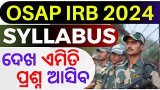 OSAP IRB Syllabus 2024  Battalion Syllabus 2024 [upl. by Winnah]