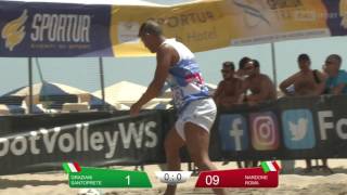 Foot Volley WS 2K17 Cervia  Quarti  Graziani  Santoprete vs Nardone  Roma [upl. by Tatiana]