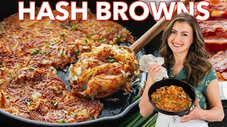 How To Make The Best Crispy Hash Browns Recipe [upl. by Chow289]