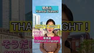 Japanese Kansai Dialect Japanesedialect kansai learnjapanese [upl. by Aaberg334]