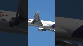 FedEx MD11 Takeoff from LAX [upl. by Ahsiemal]