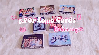 Unboxing Kpop Lomo Cards  TWICE and ITZY 🍓 [upl. by Watkins]