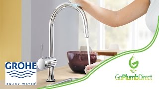 Grohe  Minta Sink Mixer With Extractable PullOut Spray  32321000 [upl. by Viole]