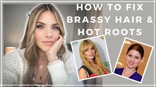 How To Fix Brassy Hair amp Hot Roots [upl. by Par702]