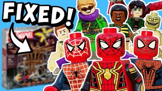 I FIXED the LEGO SpiderMan NO WAY HOME Final Battle set [upl. by Reahard]