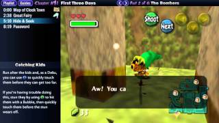 Legend of Zelda Majoras Mask Walkthrough 01 24 quotFirst Three Days The Bombersquot [upl. by Braden645]