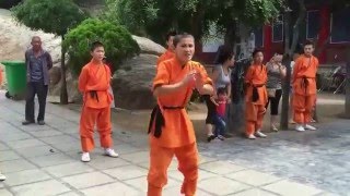 Démonstration Kungfu Shaolin au temple Fawang [upl. by Sadnak]