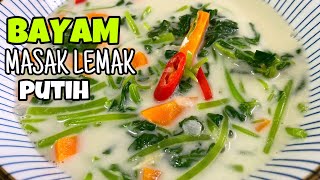 Bayam Masak Lemak Putih [upl. by Ruy226]