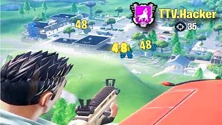 ULTIMATE Fortnite HACKER Compilation 4 [upl. by Oiliruam]