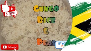 How to Make Jamaican Gungo Rice n PeasInstant Pot Version [upl. by Nylkoorb100]