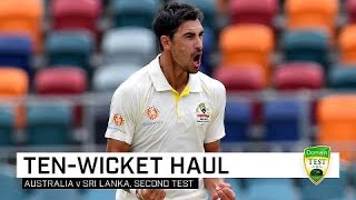 Starc finds form with 10wicket haul [upl. by Yeoz]