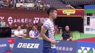 Yonex Open Chinese Taipei 2016  Badminton F M4MS  Chou Tien Chen vs Qiao Bin [upl. by Hartley223]