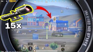 NEW 15x SCOPE in PUBG Mobile🔥 [upl. by Dasya]