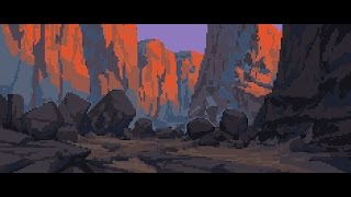 How to Sketch a Pixel Art Landscape [upl. by Llemhar]