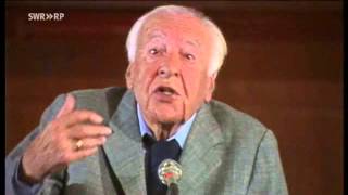 HansGeorg Gadamer  quot und das Verstehen der Weltquot Vortrag [upl. by Trella]