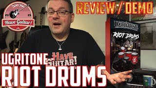 Riot Drums by Ugritone Review  Demo  Showcase [upl. by Inilam]