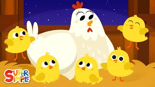 Five Little Chicks  Lullaby for Kids  Super Simple Songs [upl. by Manton9]