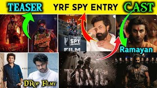 Films Update  Pushpa 2 Teaser Release Date  Ramayana  Toxic  Prabhas Vs LCU Upcoming Films [upl. by Figone126]