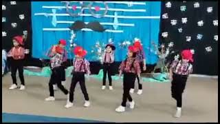 Rolly Polly up up Group Dance  Little School Kids Performing  Roly Poly Song  Kids Beacon [upl. by Eveiveneg877]