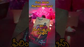 Full moon partner feelings Tarot reading in telugu Pick a card 9966833535 [upl. by Rockafellow337]