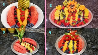 Healthy Fruit Platters  CATERING STYLE  7 Fruit Tray Ideas For Your Next Party [upl. by Barrada220]