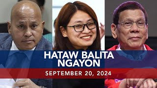 UNTV Hataw Balita Ngayon  September 20 2024 [upl. by Keller]